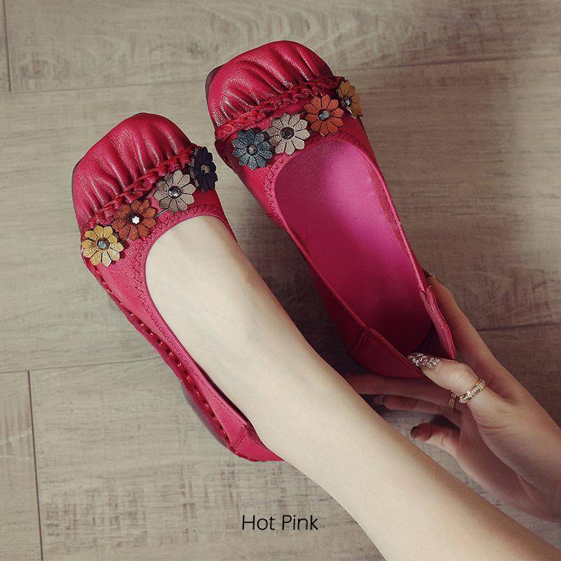 Echtes Leder Frauen Schuhe Casual Luxus Marke Damen Loafer Mokassins Weiche Atmungsaktive Slip auf Weibliche Boot Schuhe Plus Größe 39 von Joom DACH