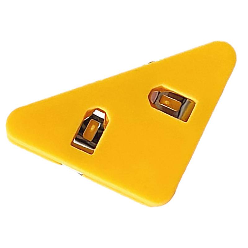 Ecken-Büroklammer Dreieckig Niedlich Verstellbar Buchseitenklemme Lesezeichen für Dokumente Rechnungen Gelb von Joom DACH