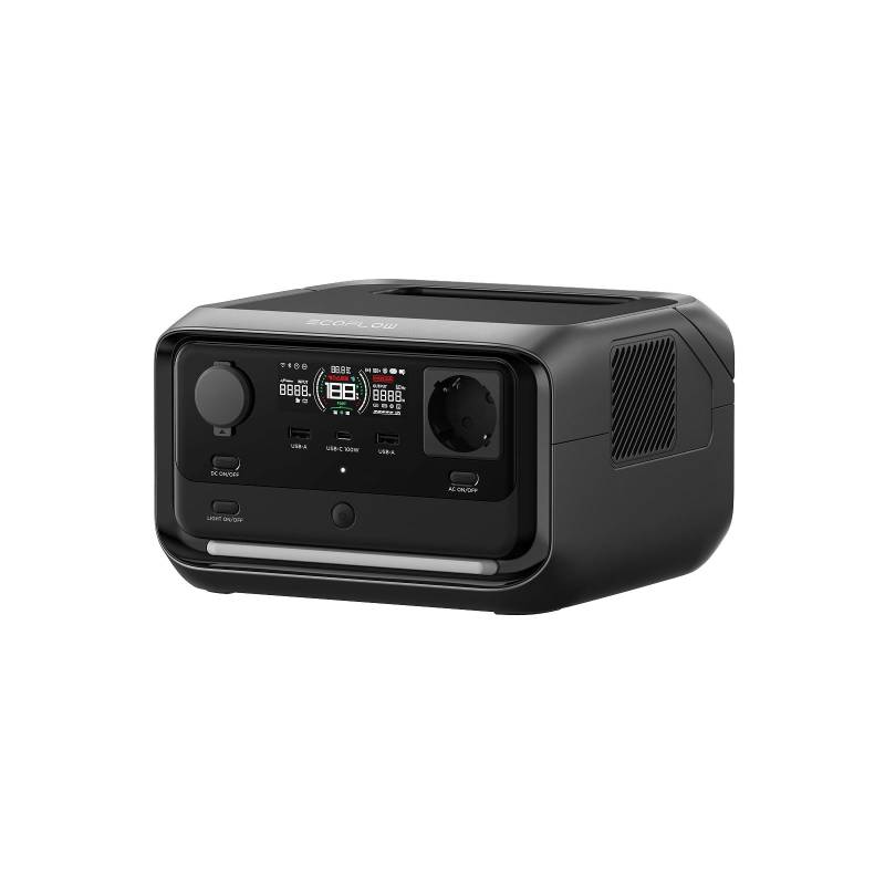 EcoFlow RIVER 3 Plus Tragbare Powerstation – 286Wh LFP-Batterie, 1200W Ausgangsleistung, 16 Stunden Laufzeit für von Joom DACH