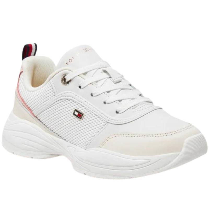 Ecrufarbene Damen-Sportschuhe Tommy Hilfiger Chunky Runner. 37 37 weiß von Joom DACH