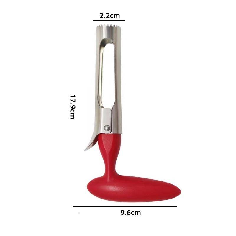Edelstahl Apfelentkerner Obstkern Entferner Birne Apfelentkerner Seeder Slicer Messer Langlebige Küchenhelfer Gemüsewerkzeuge rot von Joom DACH