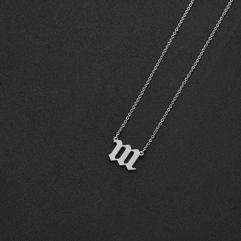 Edelstahl Engel Nummer Halskette 111 222 333 444 555 666 777 888 999 Für Frauen Männer Glück Nummer Kette Halsketten Schmuck silver 1 von Joom DACH