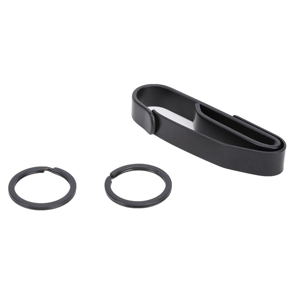 Edelstahl Gürtelschnalle Outdoor Hängeschnalle Camping ReiseausrüstungSchwarz, mit 30mm Schlüssel von Joom DACH