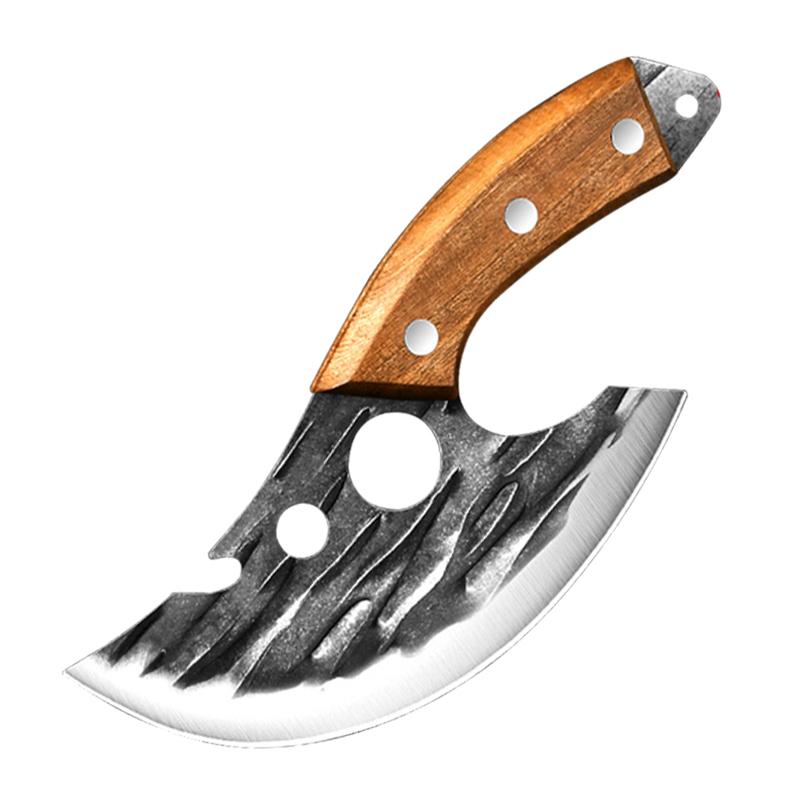 Edelstahl Handgeschmiedetes Messer Küchenmesser Haushaltsausbeinmesser Doppelt scharfes Fischmesser Metzgermesser Fleischmesser A von Joom DACH