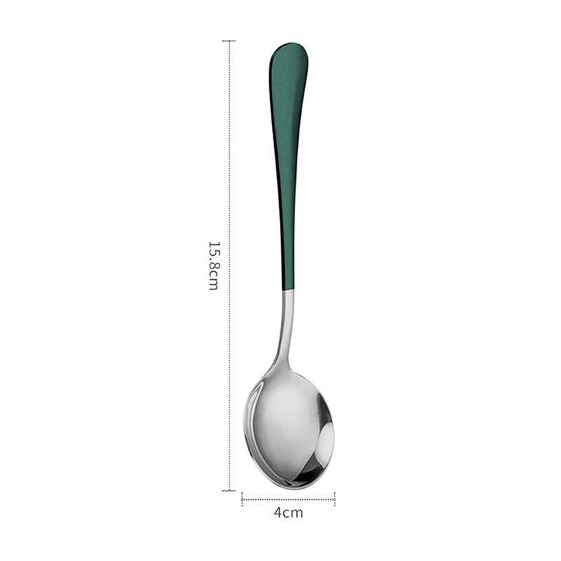 Edelstahl Korea Suppe Löffel Home Küche Schöpfkelle Kapazität Gold Silber Spiegel Poliert Besteck Für Kaffee Geschirr von Joom DACH