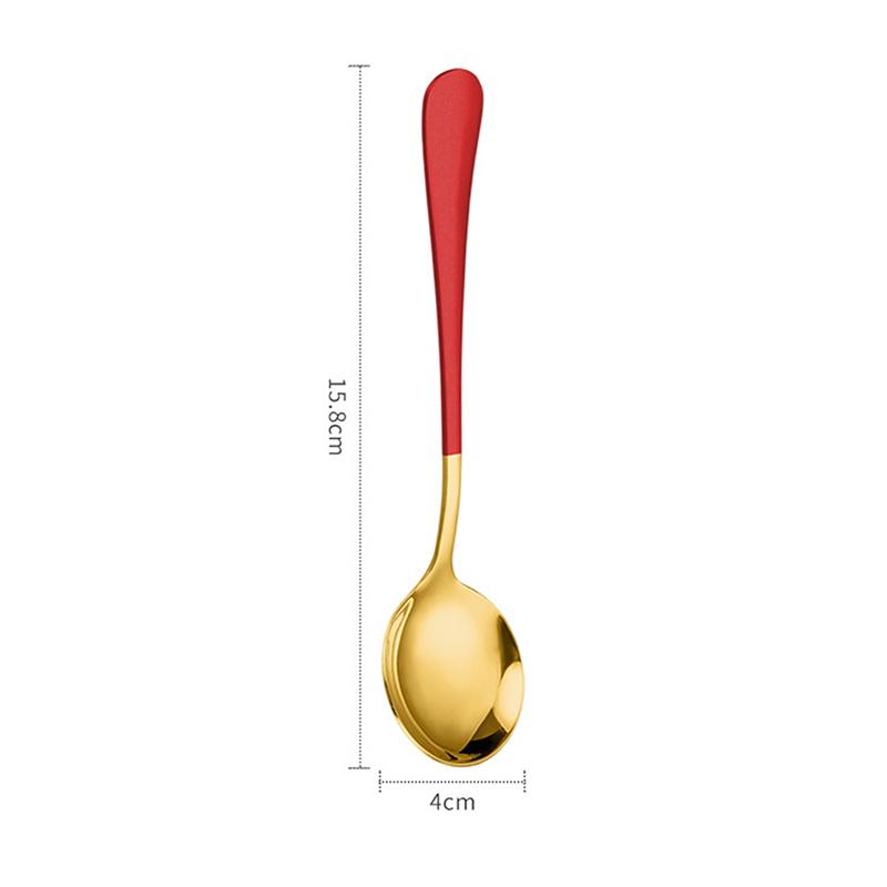 Edelstahl Korea Suppe Löffel Home Küche Schöpfkelle Kapazität Gold Silber Spiegel Poliert Besteck Für Kaffee Geschirr von Joom DACH