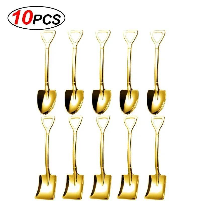 Edelstahl Schaufel Löffel Silber Mini Kaffee Obst Eis Dessert Löffel Teelöffel Kugeln Küche Geschirr Sets Großhandel von Joom DACH