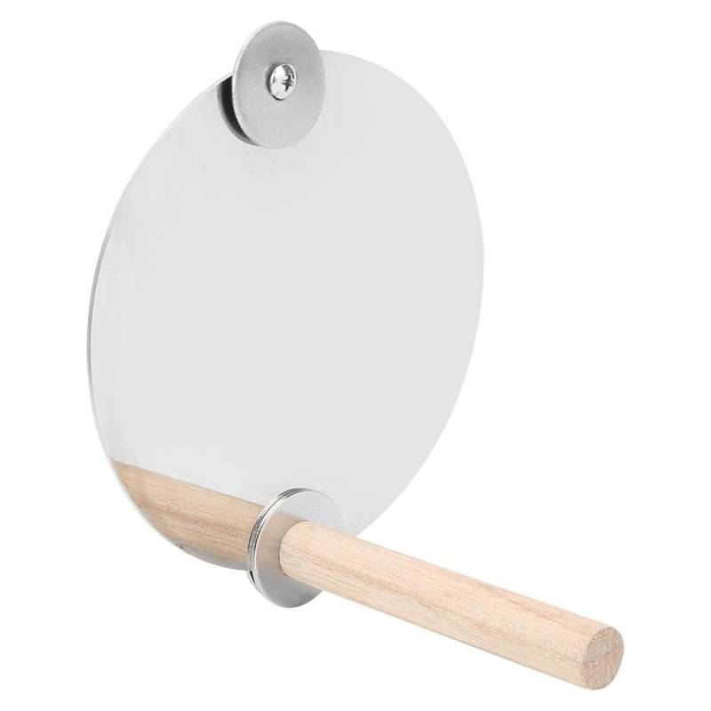 Edelstahl Spiegel Vogelkäfig Holz Sitzstange Haustier Papageien Sitzstange Spielzeug Vogelkäfig Zubehör von Joom DACH