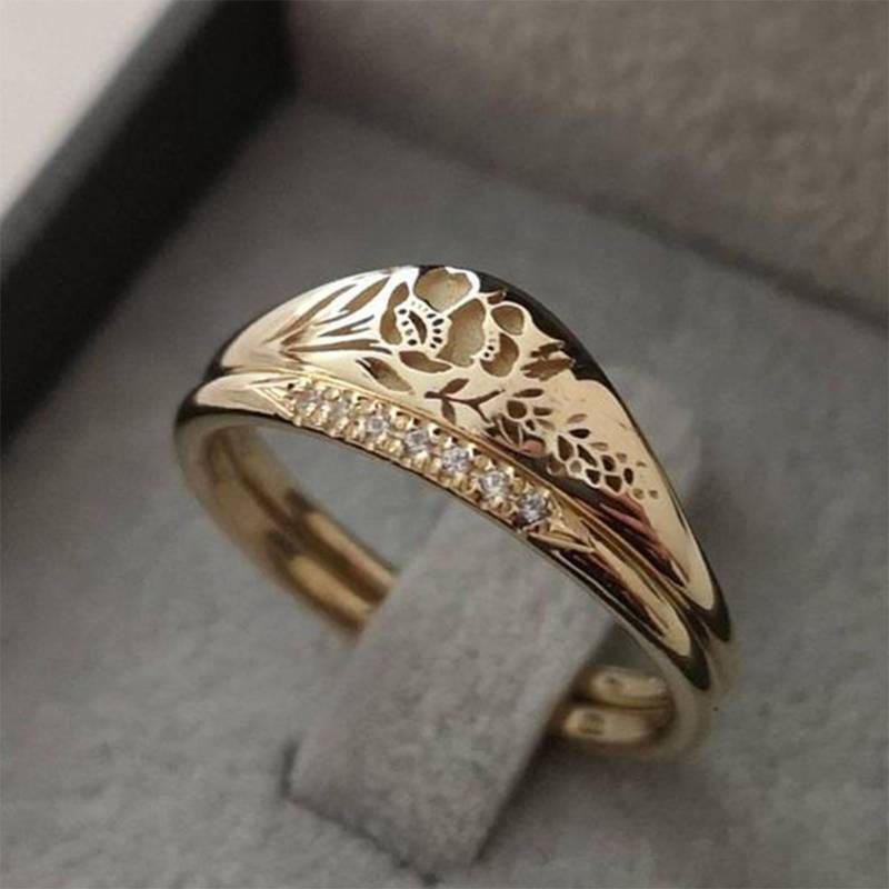 Ehering aus titanbeschichtetem Ring, Ehering, Verlobungsring 10 gold von Joom DACH