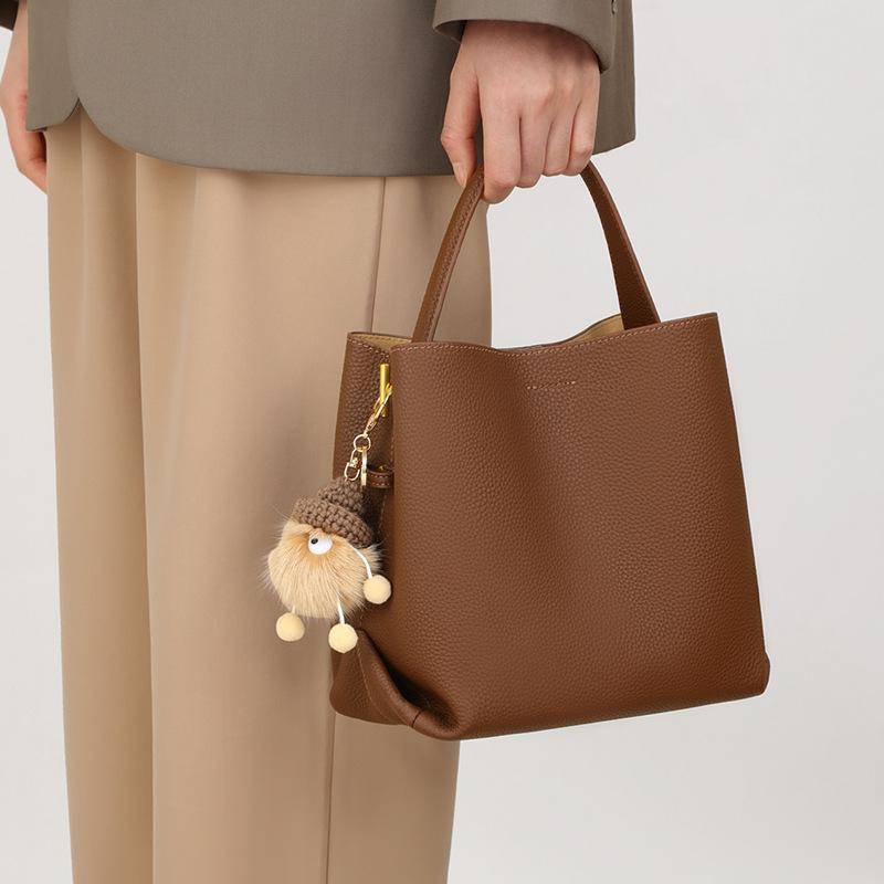 Eimertasche Umhängetasche Weibliche Vorhaut Große Kapazität Deluxe Frühling/Sommer Handrechnung Schultertasche von Joom DACH