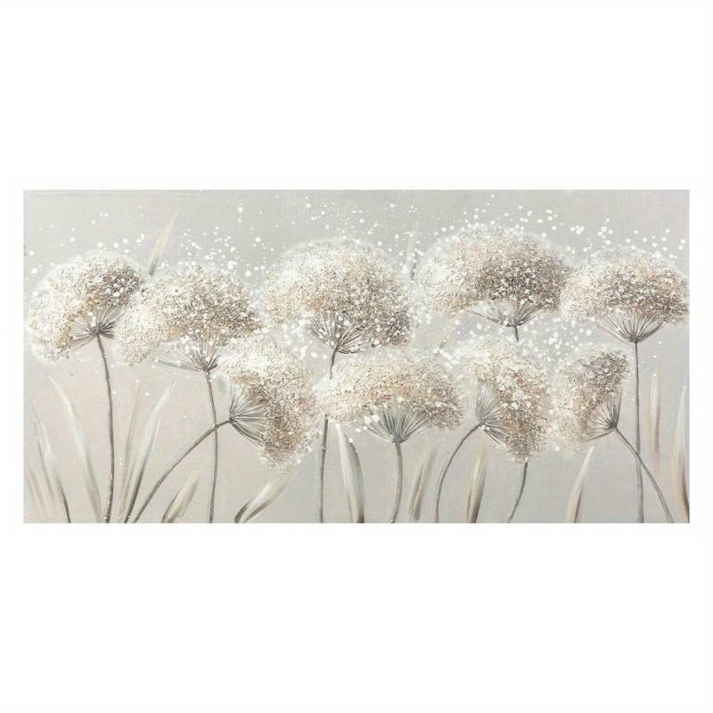 Eindruck von Blumen Löwenzahn Aquarell Modern Style Home Dekoration Hängende Malerei Ölgemälde 20x40cm von Joom DACH