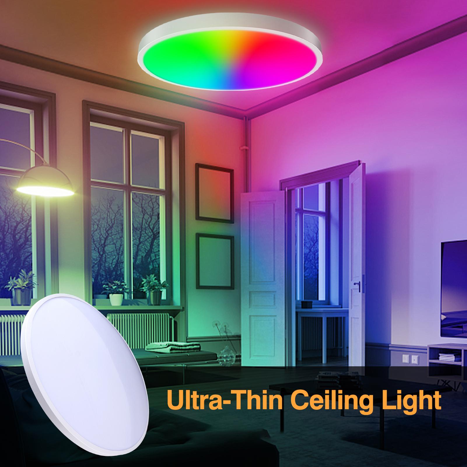 Eine C110-120V 24W intelligente 84LEDs Deckenleuchte BT/drahtlos verbundener Modus Tuya Phone App & US Plug von Joom DACH