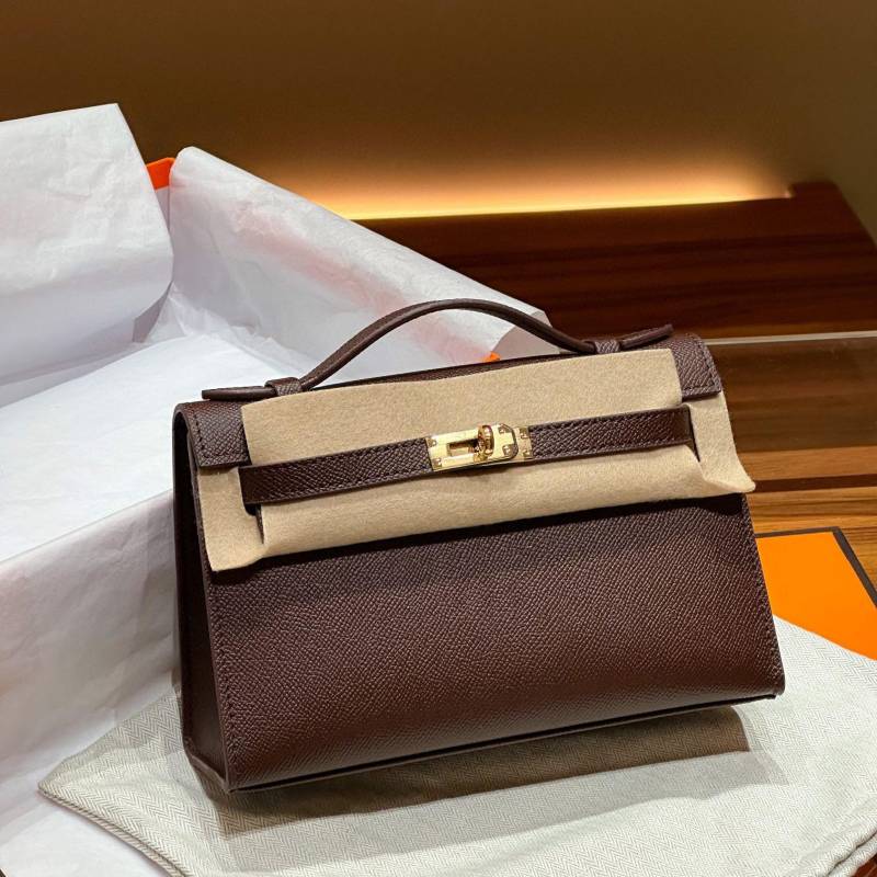 Eine Generation von Hermès Birkin Handtasche Mini Handtasche Abendtasche Hochwertiges Echtes Leder Einzelriemen Tragetasche Kleine Tasche Damen 22x13x7cm von Joom DACH