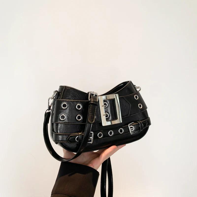 Einfache Damen-Umhängetasche großes Fassungsvermögen Taschen mit Textur im Westernstil Luxus-Designer Umhängetasche Persönlichkeitstrend Einfache Damen-Umhängetasche großes Fassungsvermögen Taschen mit Textur im Westernstil Luxus-Designer Umhängetasche Persönlichkeitstrend von Joom DACH
