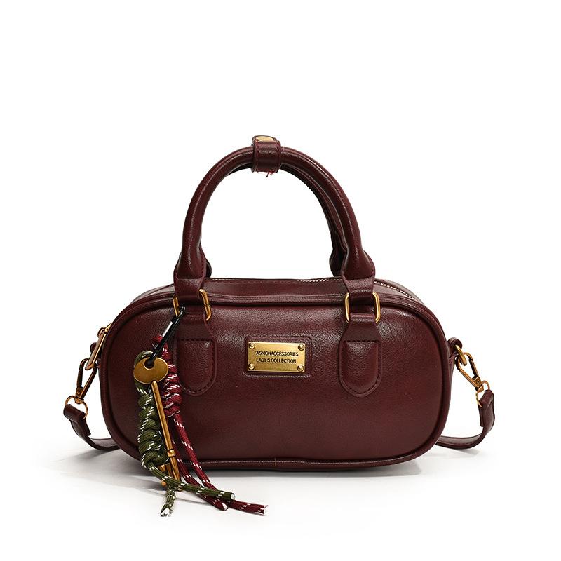 Einfache Vielseitige Tasche Damen Neue Mode Umhängetasche no pendant bordeaux von Joom DACH