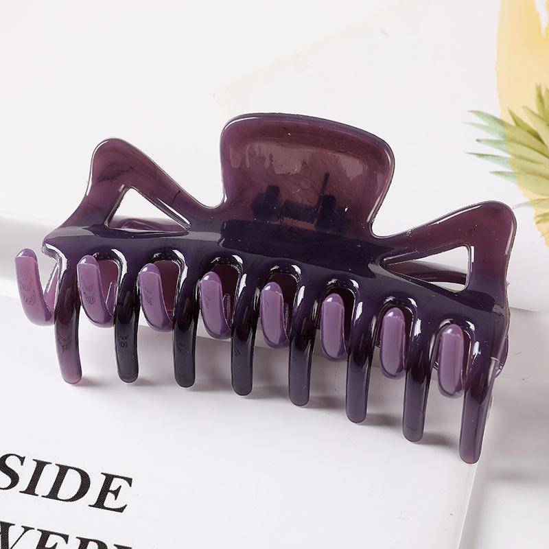 Einfache einfarbige Klaue-Clip, große Haarspange, Krabbe, Bad-Haarspange, Pferdeschwanz-Clip für Frauen und Mädchen, Haar-Accessoires, Haar-Styling-Werkzeug 2 von Joom DACH