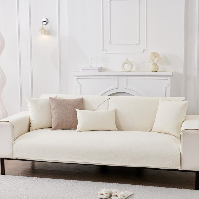 Einfacher Reifen Garn Sofaüberwurf Tuch Handtuch, Universell für alle Jahreszeiten, Neuer wasserdichter Leder-Sofaüberwurf, Anti-Katzenkratzmatte 70*70cm von Joom DACH