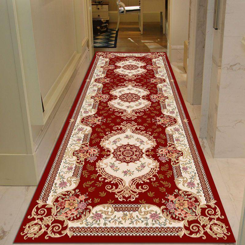 Einfacher und dezenter Luxus-Teppich für den Boden, rutschfester Teppich für Wohnzimmer, große Flure, Fußmatte 80*300cm von Joom DACH