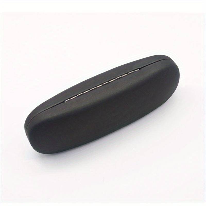 Einfaches, einfarbiges Lesebrillenetui aus Leder in Bonbonfarben, Sonnenbrillen-Organizer, Brillenbox für Studenten mit Myopie-Brille schwarz von Joom DACH