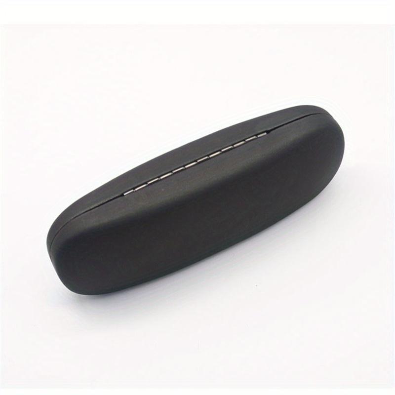 Einfaches, einfarbiges Lesebrillenetui aus Leder in Bonbonfarben, Sonnenbrillen-Organizer, Brillenbox für Studenten mit Myopie-Brille schwarz von Joom DACH