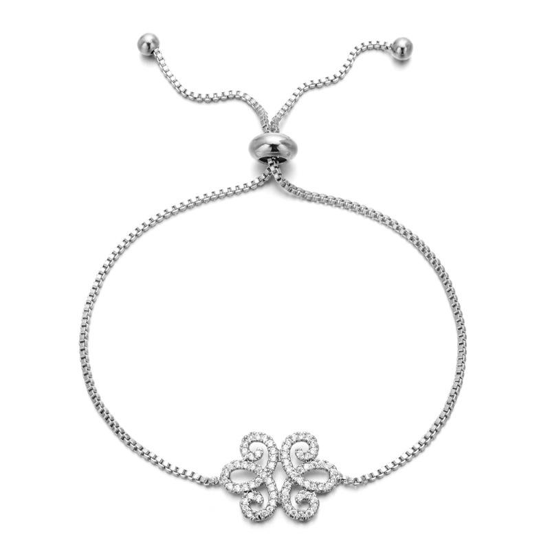 Einfaches, kaltes Schmetterlings-Herz-Armband, modisches Armband für Mädchen und Freundinnen weiß von Joom DACH