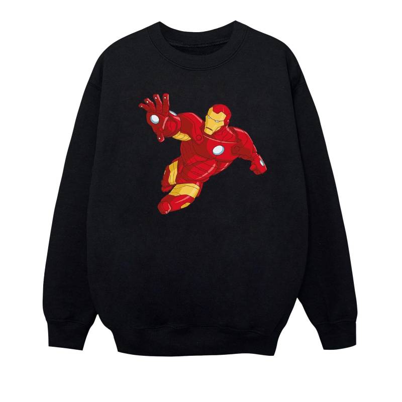 Einfaches Marvel-Mädchen-Sweatshirt „Iron Man“. 9-11 Years schwarz von Joom DACH