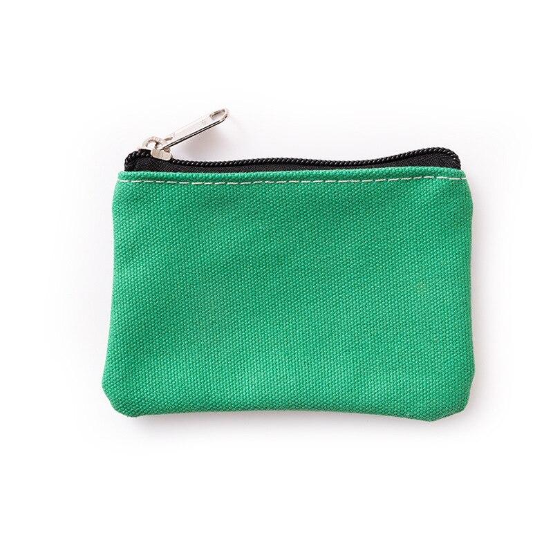 Einfarbig Leinwand Baumwolle Münze Brieftasche Tasche DIY Plain Zipper Münze Schlüssel Tasche Geld Tasche Reine Frauen Männer Geldbörse kleine Kind Tasche von Joom DACH