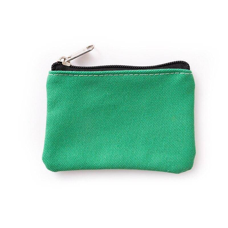 Einfarbig Leinwand Baumwolle Münze Brieftasche Tasche DIY Plain Zipper Münze Schlüssel Tasche Geld Tasche Reine Frauen Männer Geldbörse kleine Kind Tasche von Joom DACH