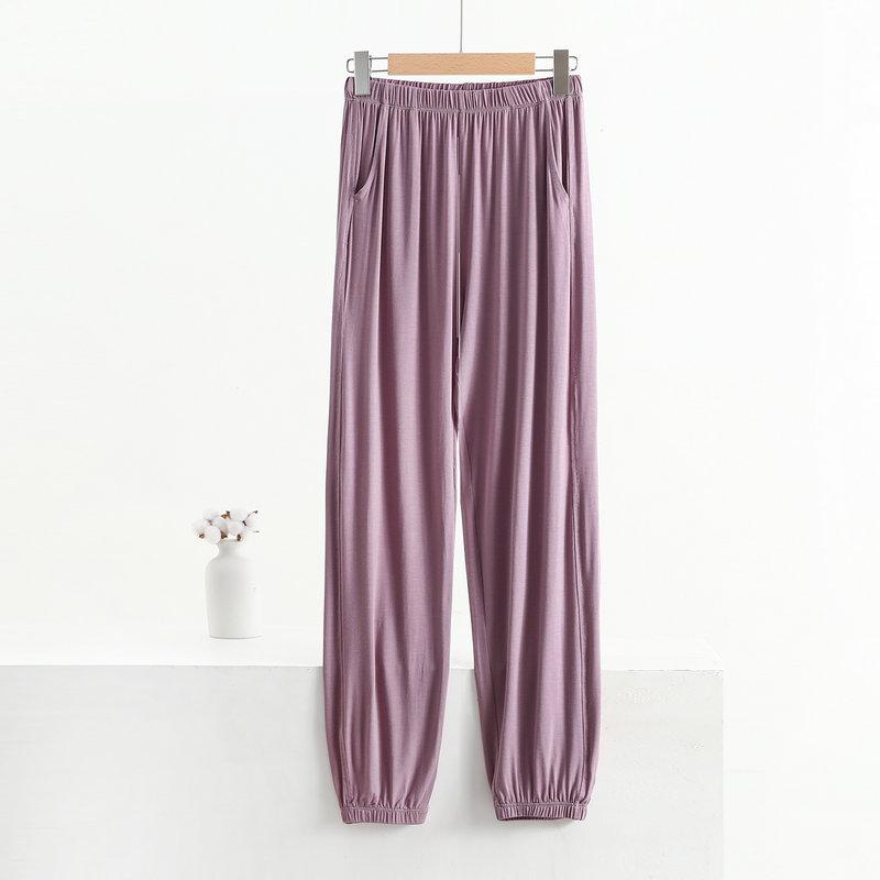 Einfarbige gerade Hose für Damen mit Taschen, schmal zulaufende Hose, elastische Taille, Kordelzug, weites Bein, lässige, lockere Hose, lässige Lounge-Yogahose 5XL von Joom DACH