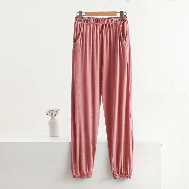 Einfarbige gerade Hose für Damen mit Taschen, schmal zulaufende Hose, elastische Taille, Kordelzug, weites Bein, lässige, lockere Hose, lässige Lounge-Yogahose 7XL von Joom DACH