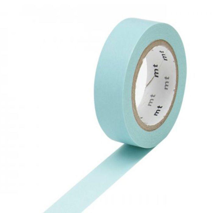 Einfarbiges Masking Tape - Babyblau - 1,5 cm x 7 m blau von Joom DACH