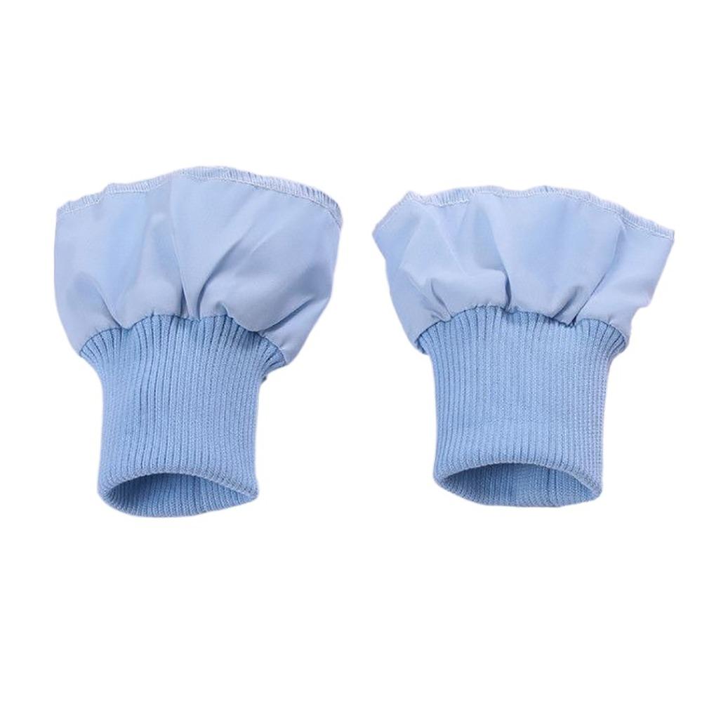 Einfarbiges elastisches Daunenjackenbündchen mit Rippstrickbündchen Nähzubehör Elastische Rippstrickbündchen Erwachsene Kinder hellblaue von Joom DACH