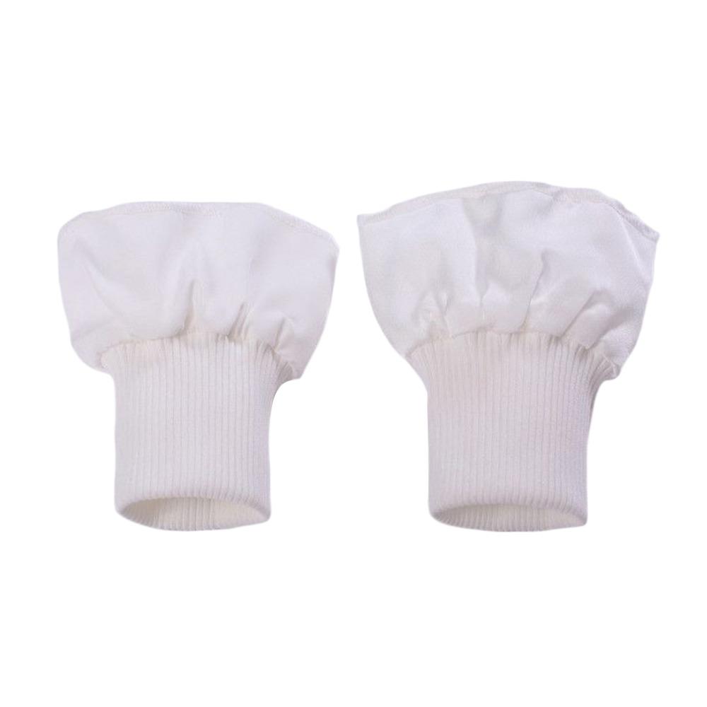 Einfarbiges elastisches Daunenjackenbündchen mit Rippstrickbündchen Nähzubehör Elastische Rippstrickbündchen Erwachsene Kinder weiß von Joom DACH