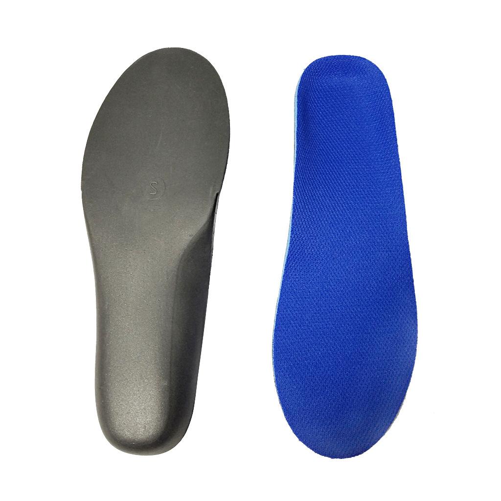 Einlegesohlen für Plattfüße, Einlegesohlen mit Fußgewölbeunterstützung für Schuhe, Männer, Frauen, Fußgewölbepolster, Korrektur, Schuheinlagen, Atmungsaktiv L(44-46) blau von Joom DACH