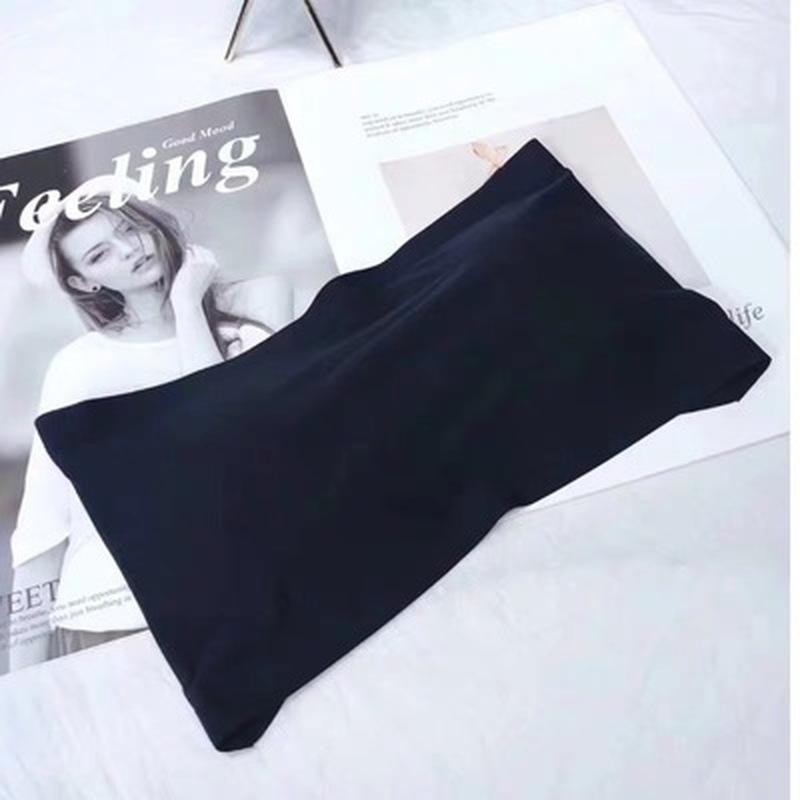 Einteilige nahtlose Röhrenoberteile für Damen, unsichtbarer BH, Dessous, trägerloses Bustier, Bandeau, atmungsaktiv, umwickelte Brustunterwäsche schwarz Einteilige nahtlose Röhrenoberteile für Damen, unsichtbarer BH, Dessous, trägerloses Bustier, Bandeau, atmungsaktiv, umwickelte Brustunterwäsche schwarz von Joom DACH
