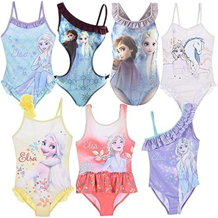 Einteiliger Badeanzug - Disney - Frozen 2 - Mädchen - Beige - Offizielles Lizenzprodukt Einteiliger Badeanzug - Disney - Frozen 2 - Mädchen - Beige - Offizielles Lizenzprodukt von Joom DACH