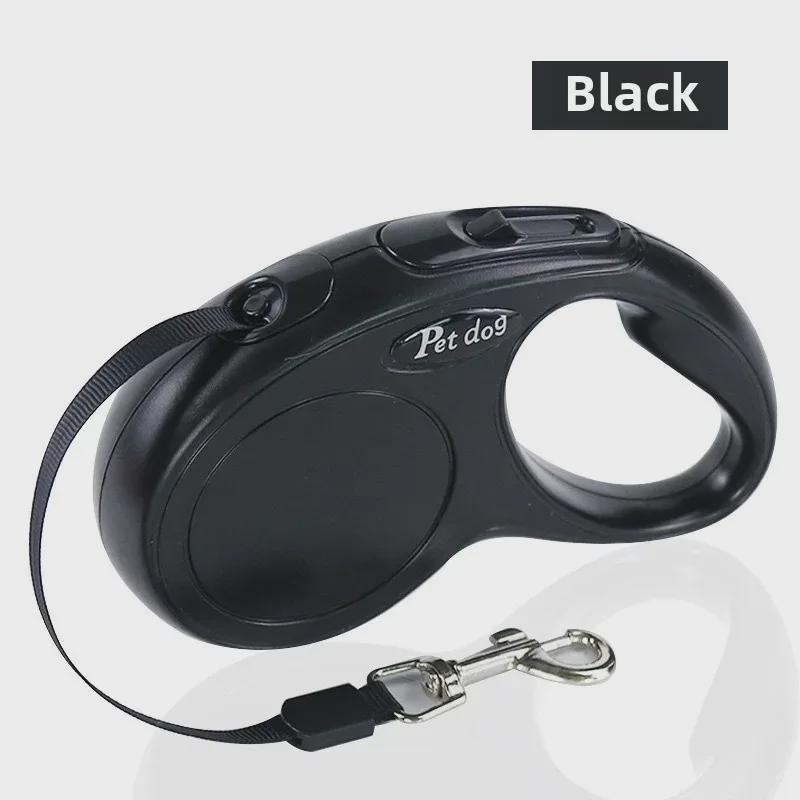 Einziehbare Hundeleine mit Ein-Knopf-Bremse für kleine und mittelgroße Haustiere von Joom DACH