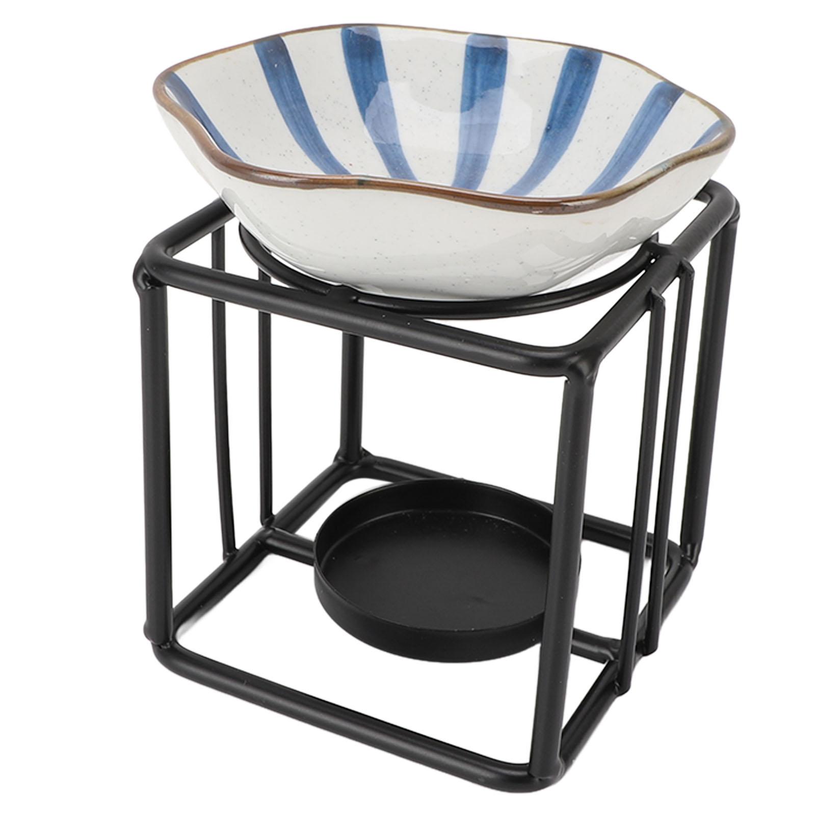 Eisenkunst Aromatherapie Brenner Set Ätherisches Öl Brenner Kerzenhalter für Zuhause und Büro von Joom DACH