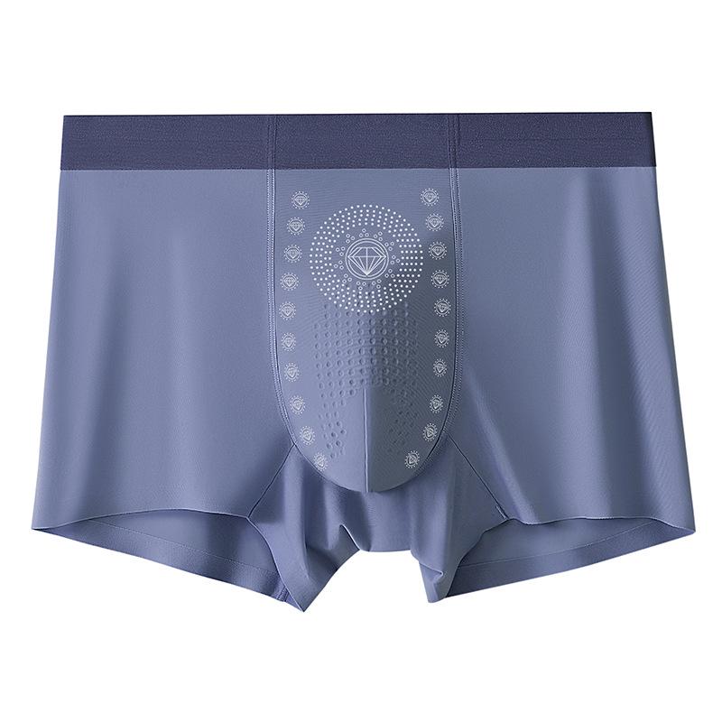 Eisseide Nahtlose Antibakterielle Herren Boxershorts - Bequeme Sommerbekleidung für Jungen & Männer 4XL von Joom DACH