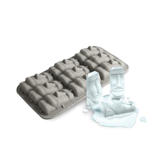 Eiswürfel- und Schokoladenform in Form von Moaï von Joom DACH