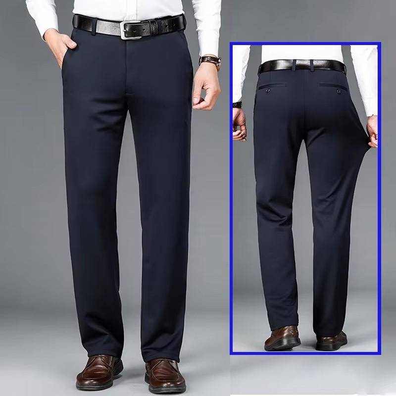 Elastische Herren Anzughose Dünne Gerade Hose Knitterfrei Bügelfrei Streetwear Herrenhose Business 38 navy blau Elastische Herren Anzughose Dünne Gerade Hose Knitterfrei Bügelfrei Streetwear Herrenhose Business 38 navy blau von Joom DACH