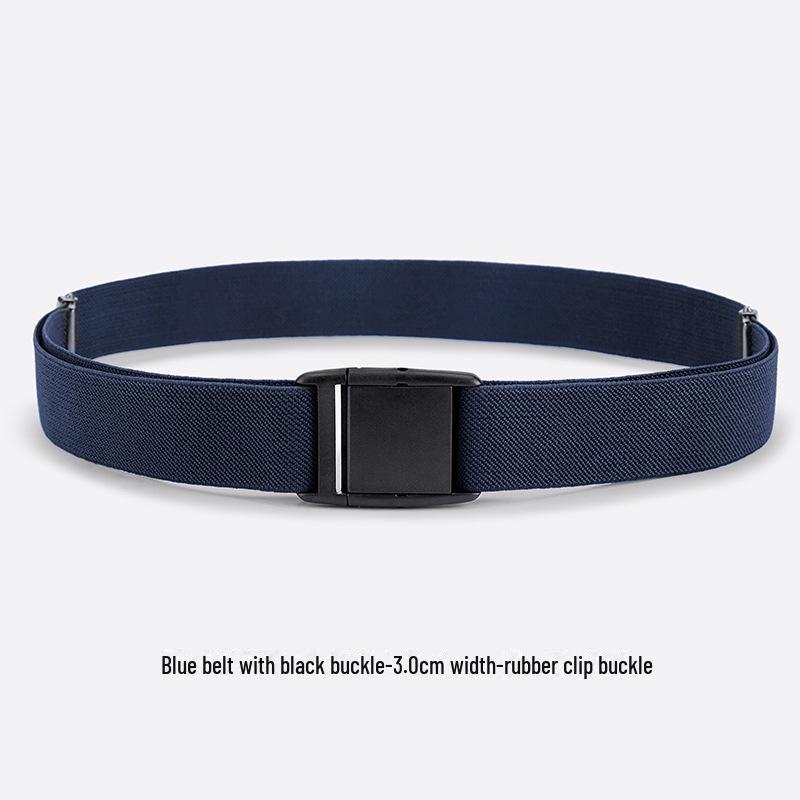 Elastischer Canvas-Gürtel für Damen – Verstellbares Taillen-Accessoire blau von Joom DACH