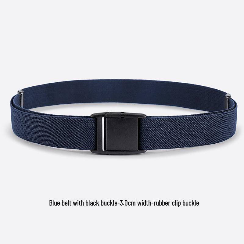 Elastischer Canvas-Gürtel für Damen – Verstellbares Taillen-Accessoire blau von Joom DACH