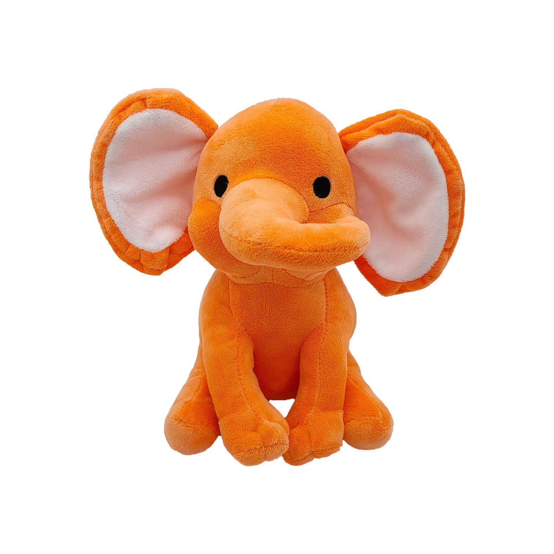 Elefant Wurfkissen Kinderpuppe Dekoration Cartoon Schmetterling wie Stofftier Weihnachtsgeschenk Feiertagsglückwünsche Wurfkissen Spielzeug 25cm orange von Joom DACH