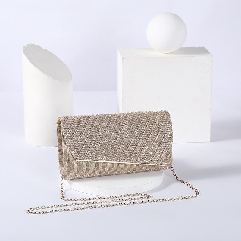 Elegante Damen Glitzer Crossbody Clutch Tasche - Europäischer & Amerikanischer Stil gold von Joom DACH