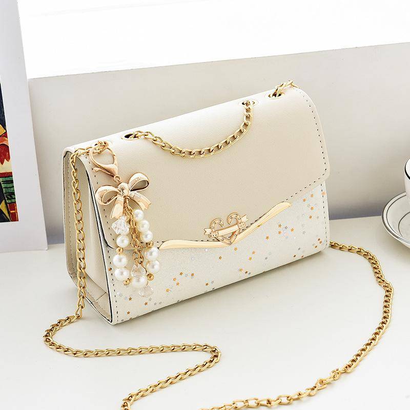 Elegante Damen Umhängetasche, trendige koreanische Schulter-Umhängetasche, Damen-Handtaschen, PU-Leder pendant beige Elegante Damen Umhängetasche, trendige koreanische Schulter-Umhängetasche, Damen-Handtaschen, PU-Leder pendant beige von Joom DACH