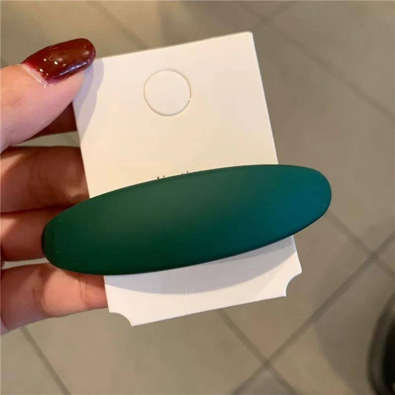 Elegante Frühlings-Haarspange im französischen Stil, ein Wort, Haarspange für Damen, modische Haarklammern, Haarspangen, Haarspangen, Mädchen-Haar-Accessoires 8cm von Joom DACH