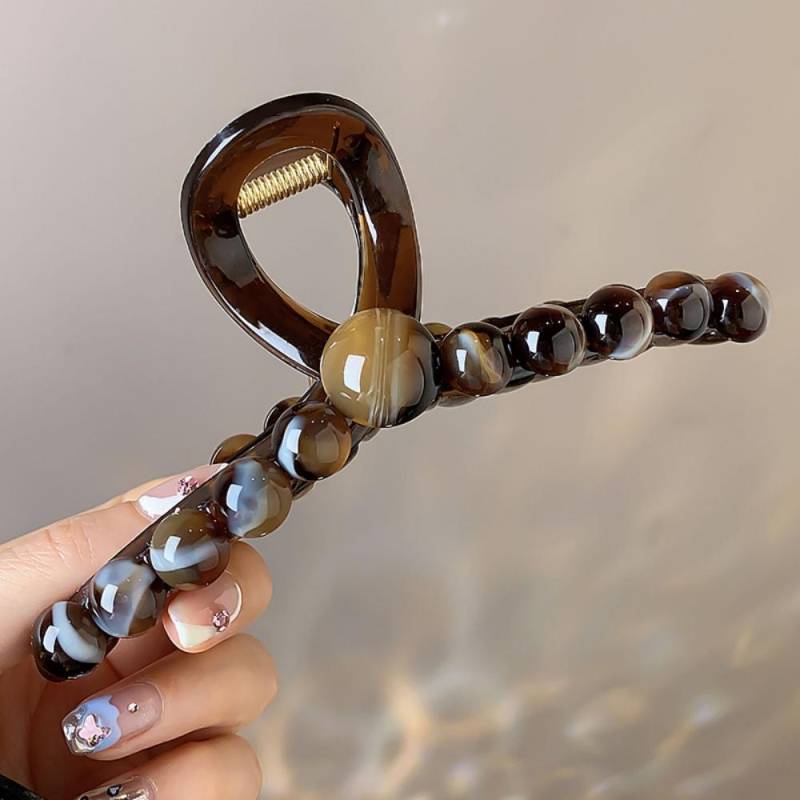 Elegante Perlen Große Kreuz Haarspange für Frauen Mädchen Süßer Haarschmuck Klauenclip Haarspange Haarnadel Mode Haaraccessoires von Joom DACH