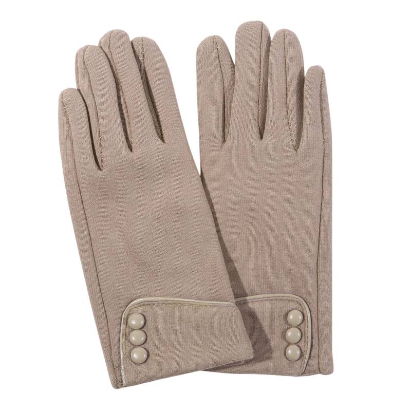 Elegante Plüsch-Frauen-Handschuhe, Herbst und Winter, für Fitness, Frauen, Telefon-Touchscreen-Handschuhe khaki von Joom DACH