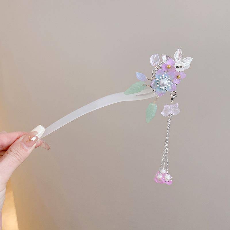 Elegante Retro Quasten Haarnadel für Hanfu Hochsteckfrisur - Damen Metall Haarspange im chinesischen Stil von Joom DACH